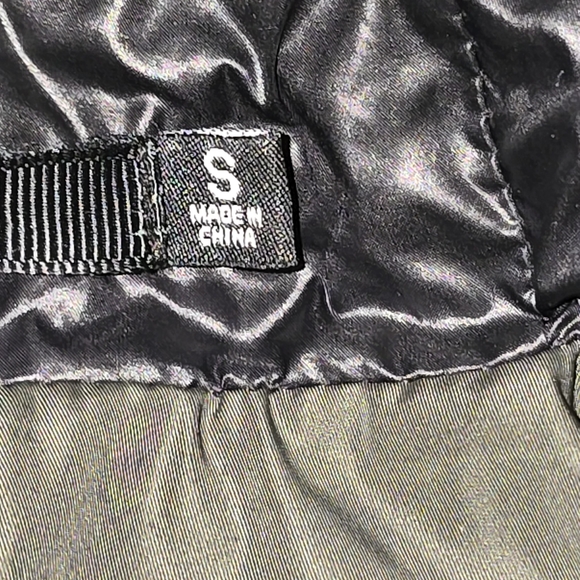 BLK DNM Olive Hooded Bomber Jacket Size Men's Small - Picture 10 of 13